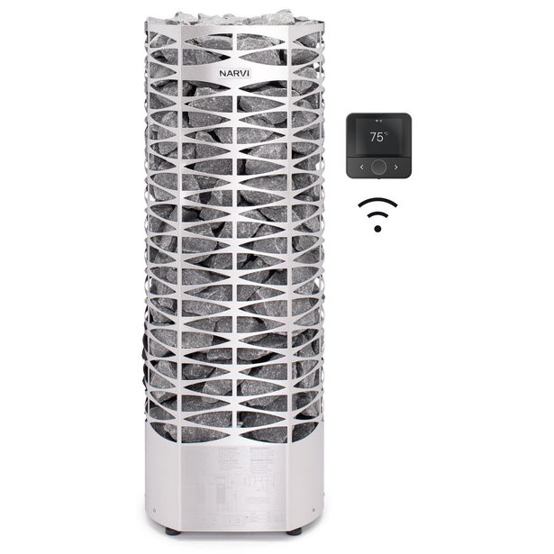 Sähkökiuas Narvi Saana Flow Wifi, erillinen ohjaus