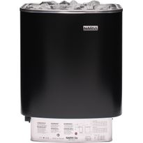 Sähkökiuas Narvi NM 900, 9.0kW, 9-15m³, kiinteä ohjaus, musta