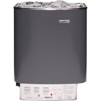 Sähkökiuas Narvi NM 600, 6.0kW, 6-9m³, kiinteä ohjaus, harmaa