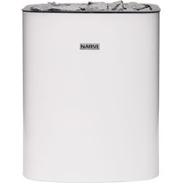 Sähkökiuas Narvi NC Electric, 6kW, 4-9 m³, erillinen ohjaus, valkoinen