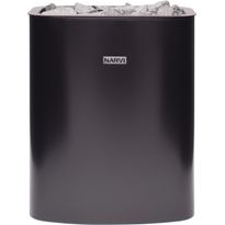 Sähkökiuas Narvi NC Electric, 9kW, 9-15 m³, erillinen ohjaus, musta, Verkkokaupan poistotuote