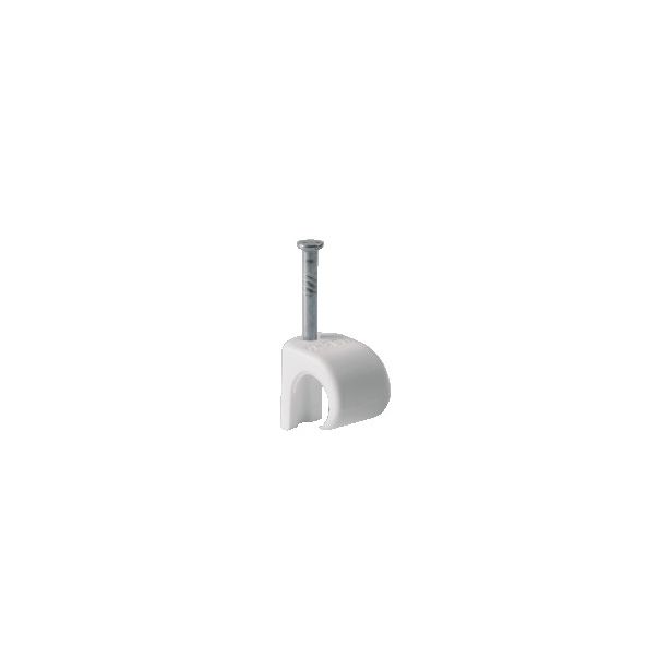 Naulakiinnike Schneider Electric Renova TC 7-10, valkoinen, 20kpl