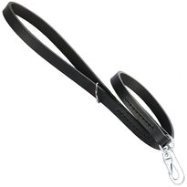 Näyttelytalutin Pet First, nahka, 12mmx55cm, musta
