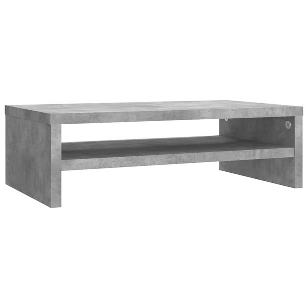 Näyttökoroke betoninharmaa 42x24x13 cm tekninen puu (00220)
