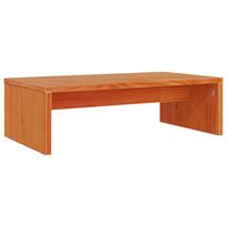 Näyttökoroke vahanruskea 50x27x15 cm täysi mänty (47164)
