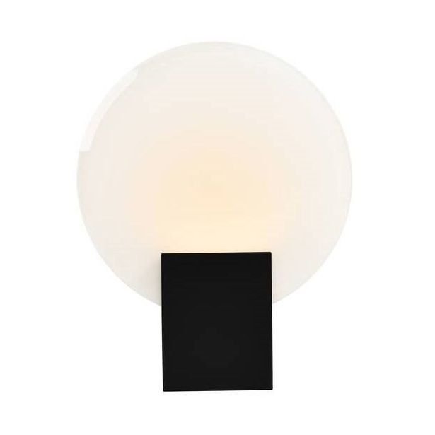 LED-seinävalaisin Nordlux Hester, IP44, musta