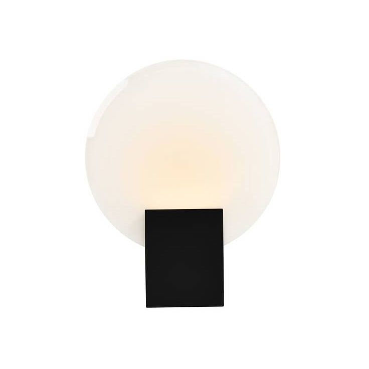 LED-seinävalaisin Nordlux Hester, IP44, musta