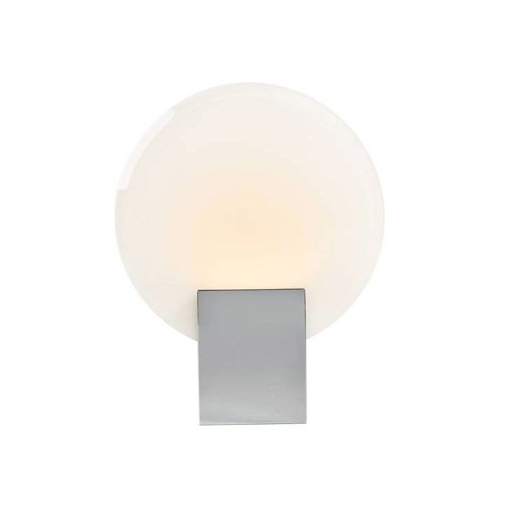 LED-seinävalaisin Nordlux Hester, IP44, kromi