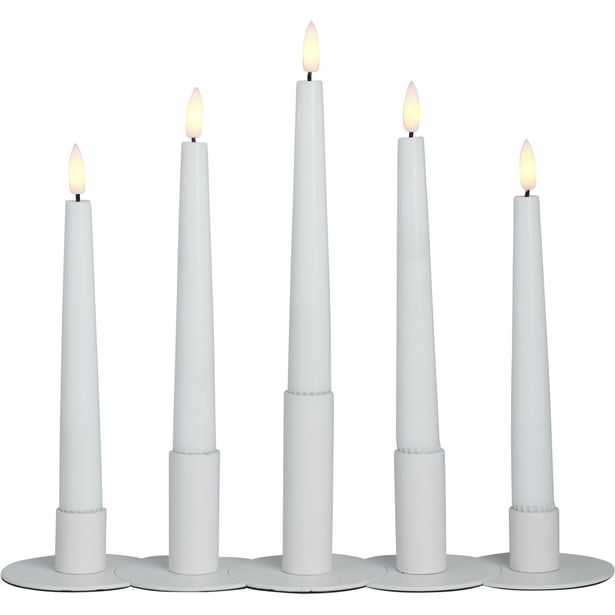LED-kynttiläsetti Noor Lilli 2-in-1, 5-osainen
