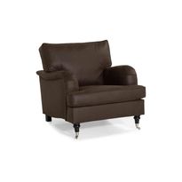 Nojatuoli Bloomington Howard Classic Keinonahka vintage ruskea