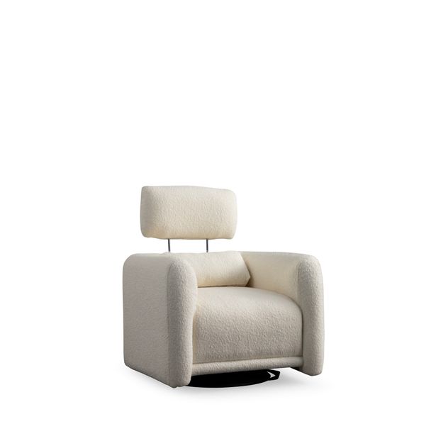 Nojatuoli Linento Furniture Boston, valkoinen