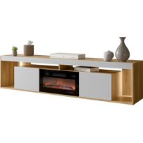 TV-taso Nomla FIORE EF 2D, 200x48 cm, ruskea/harmaa