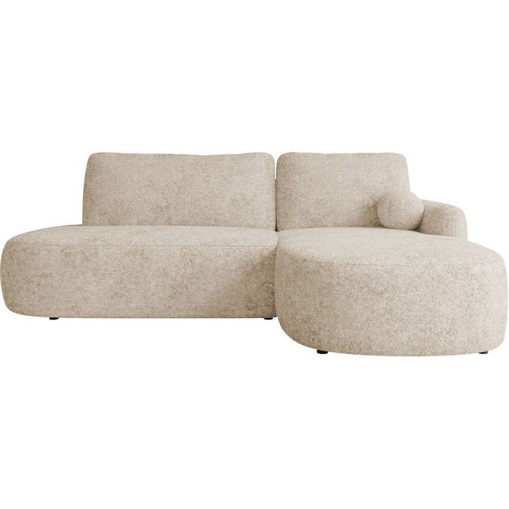 Kulmavuodesohva Nomla LORIDU O, 274x174 cm, oikeakätinen, beige (8673)