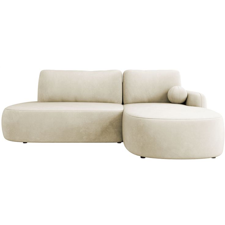 Kulmavuodesohva Nomla LORIDU O, 274x174 cm, oikeakätinen, beige (9038)