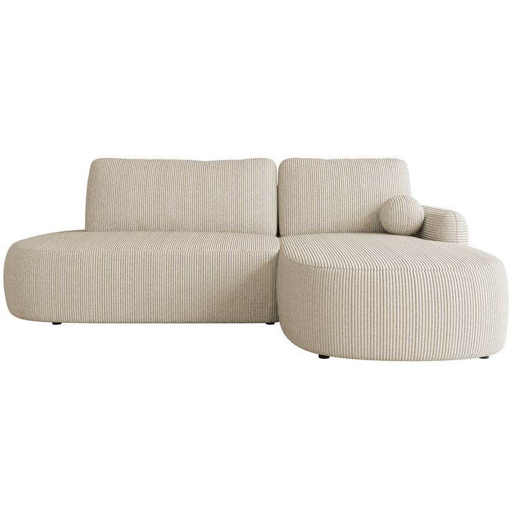 Kulmavuodesohva Nomla LORIDU O, 274x174 cm, oikeakätinen, beige (8918)