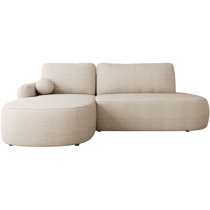 Kulmavuodesohva Nomla LORIDU O, 274x174 cm, vasenkätinen, beige (8703)