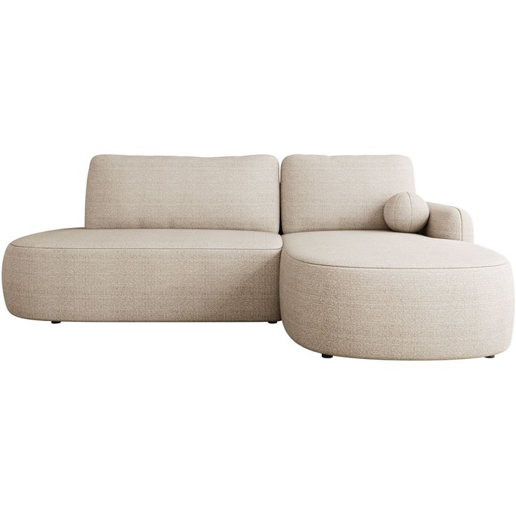 Kulmavuodesohva Nomla LORIDU O, 274x174 cm, oikeakätinen, beige (8697)