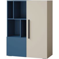 Kirjahylly Nomla 2D matala LORIN REG 6, 91x118 cm