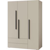 Vaatekaappi Nomla 3D2S LORIN REG 1, 135x195 cm, beige