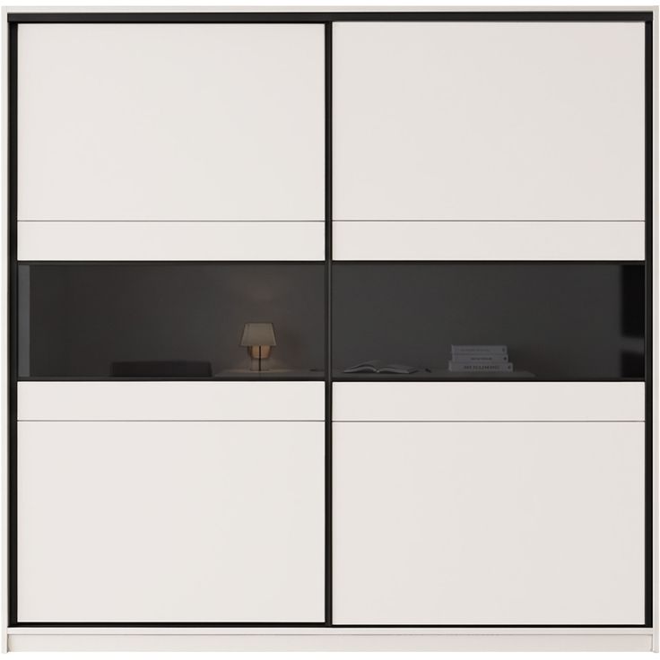 Vaatekaappi Nomla MANHATTAN, 226x220 cm, beige, liukuovilla