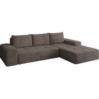 Kulmavuodesohva Nomla TONSEO L, 275x173 cm, oikeakätinen, ruskea