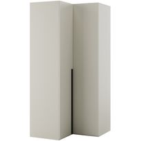 Vaatekaappi Nomla 2D WOOW WO-01, 100x216 cm, beige