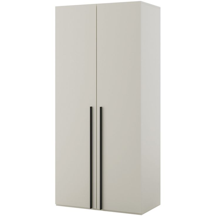 Vaatekaappi Nomla 2D WOOW WO-02, 100x216 cm, beige