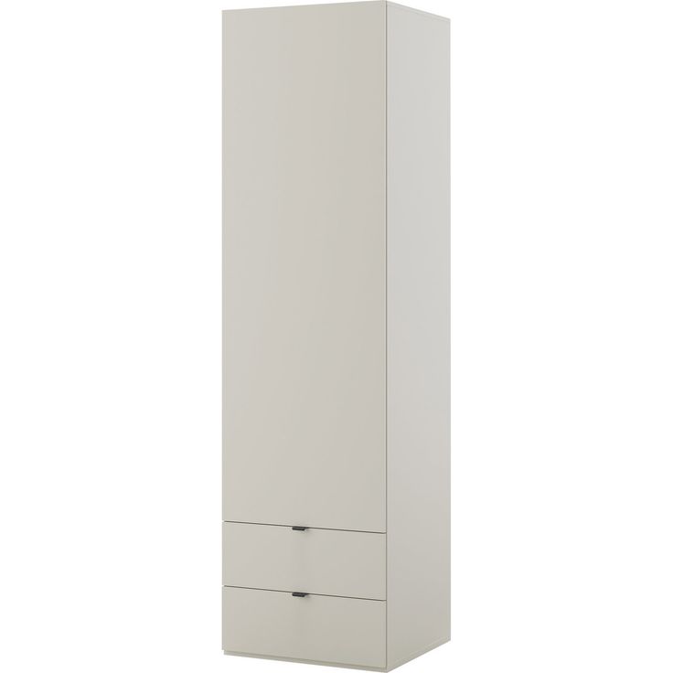 Vaatekaappi Nomla 1D2S WOOW WO-03, 60x216 cm, beige
