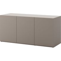 Lipasto Nomla 3D WOOW WO-07, 140x66 cm, harmaa