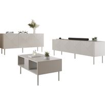 Huonekalusarja Nomla Art Deco I, beige