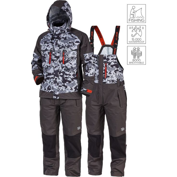 Kalvopuku Norfin Pro Dry 3, camo/harmaa L