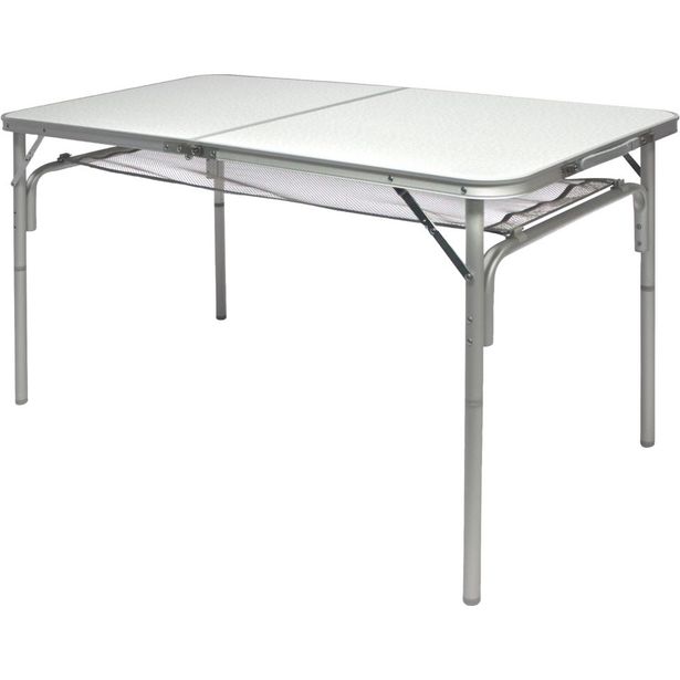 Retkipöytä Norfin Gaula L 120cm, alurunko, hopea