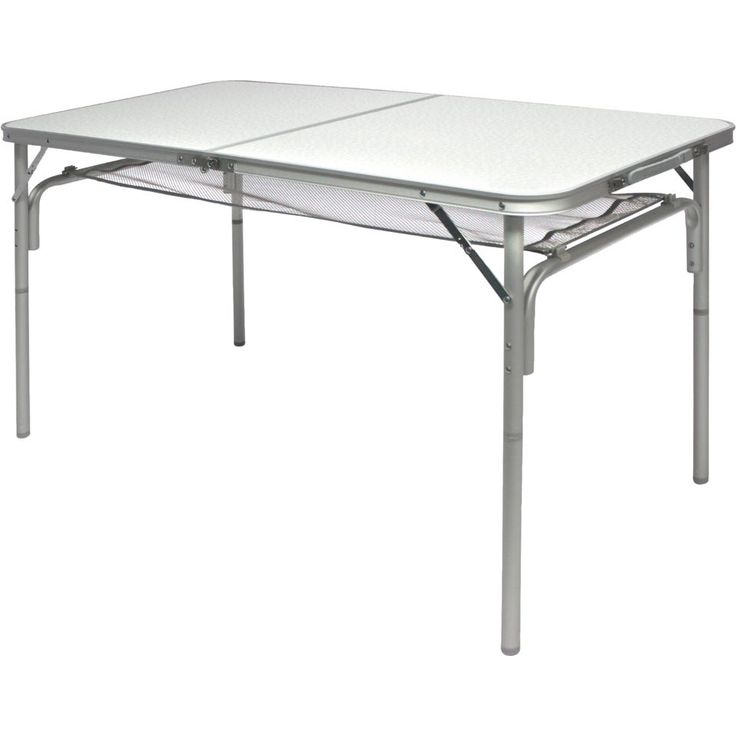 Retkipöytä Norfin Gaula L 120cm, alurunko, hopea