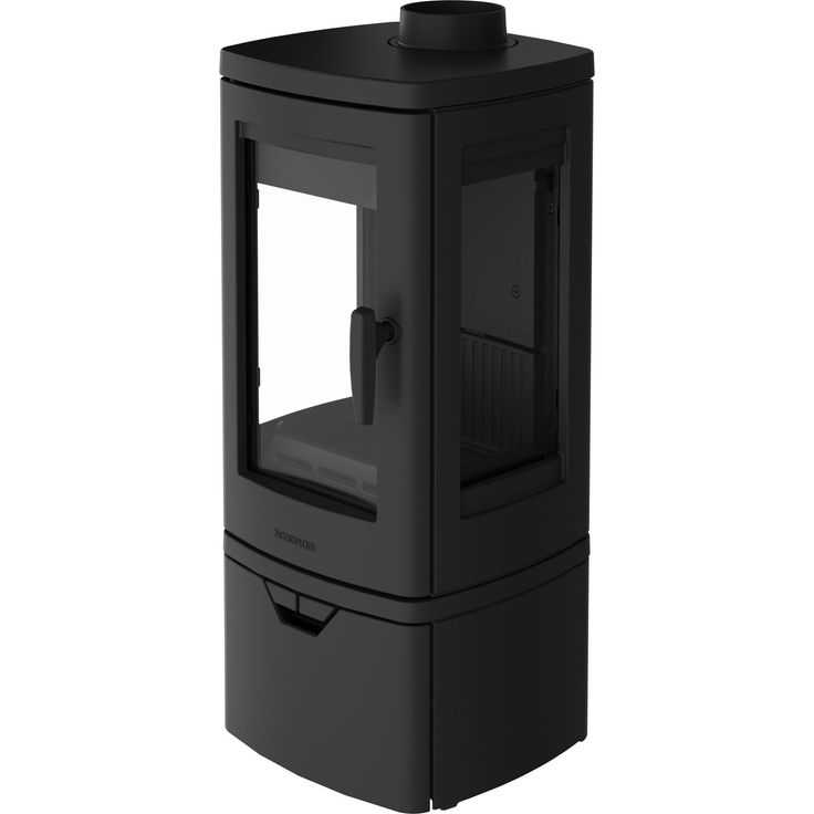 Valurautatakka NORDflam Fjell 3V, 6.7kW, 122kg, musta