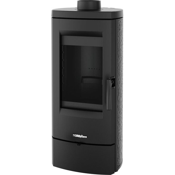 Valurautatakka NORDflam Sora, 7kW, 89kg, musta