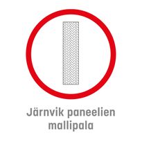 Järnvik Decoration -paneelin mallipala