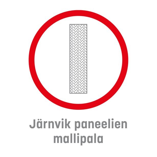 Järnvik Decoration -paneelin mallipala