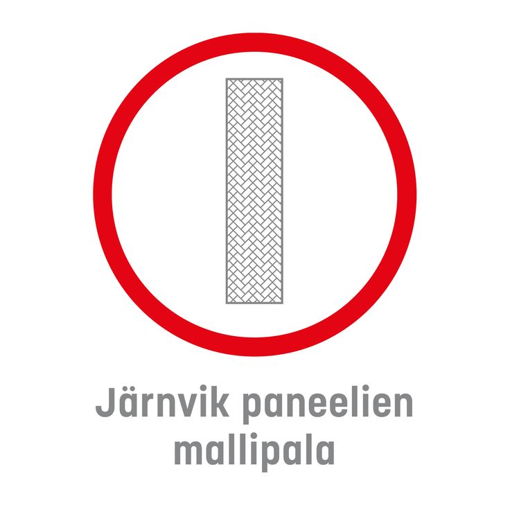 Järnvik Decoration -paneelin mallipala