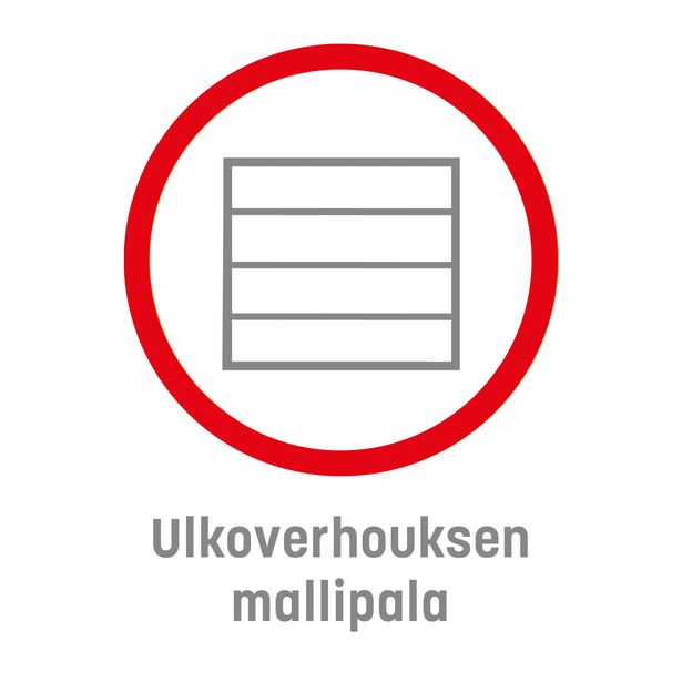 cedral -ulkoverhouspaneelin mallipala
