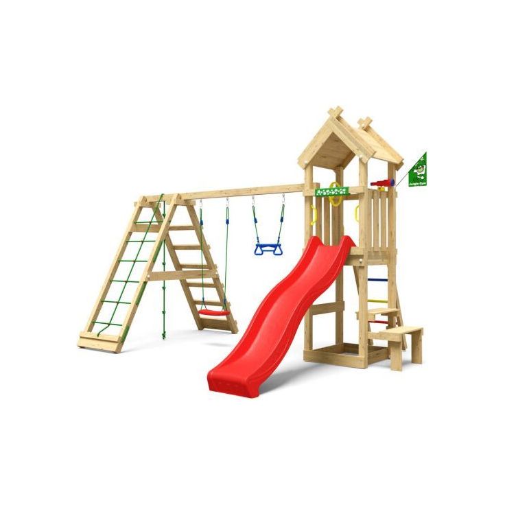 Leikkitorni Jungle Gym Totem, 2-Climb Module 200, liukumäki