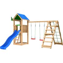 Leikkitornikokonaisuus Jungle Gym Castle 2.1, 2-Swing Module, ilman liukumäkeä