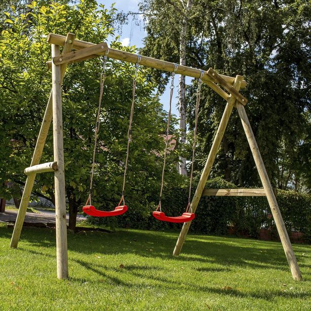 Keinuteline Nordic Play Active, mukana keinuistuimet ja keinujen kiinnikkeet