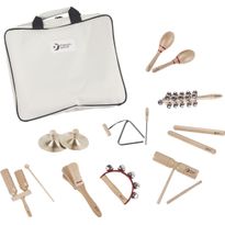 Musiikkisarja puusta Classic Toys, säilytyslaukulla 