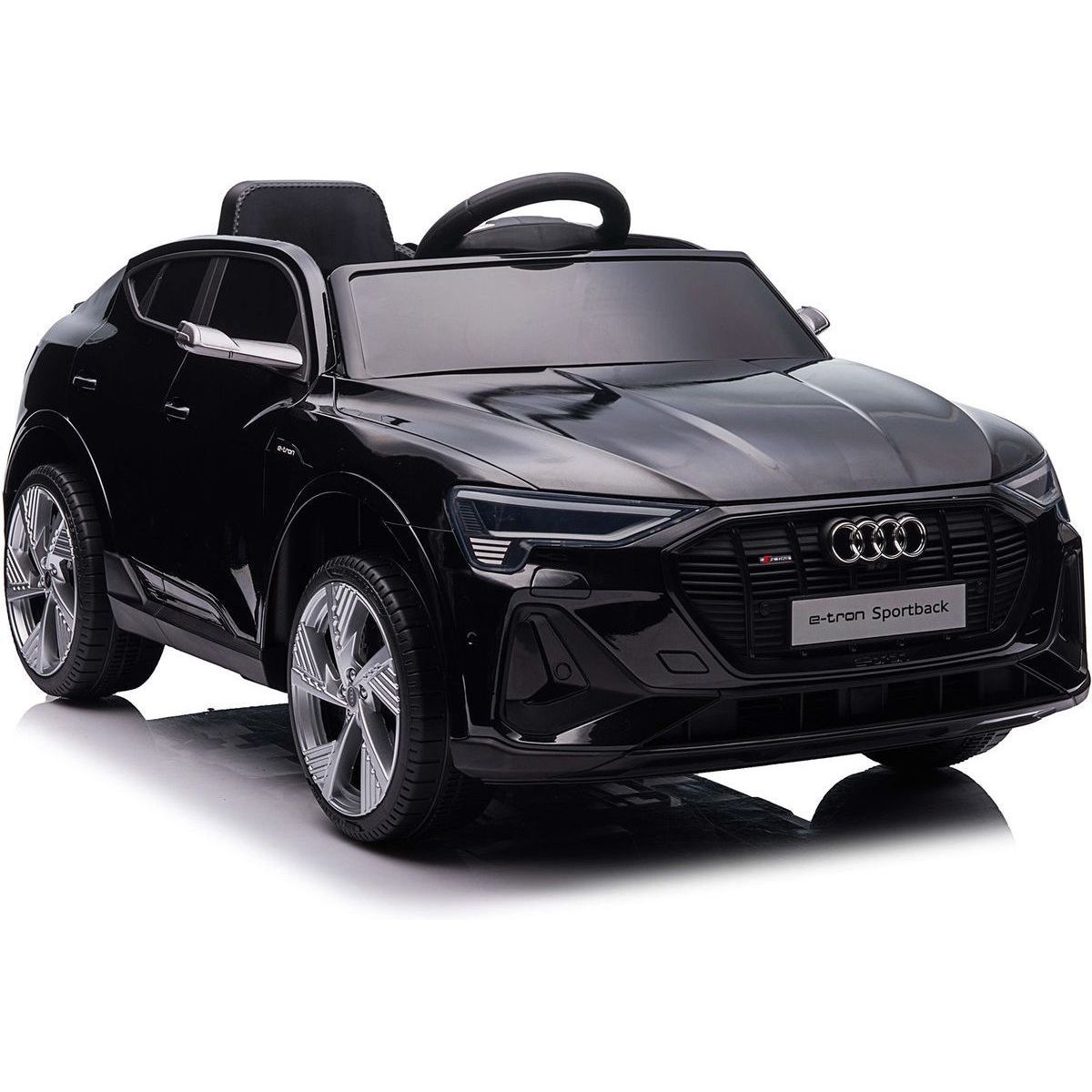 Lasten sähköauto Nordic Play Speed Q4 e-tron Sportsback 4X12V moottorit, EVA -renkaat, musta