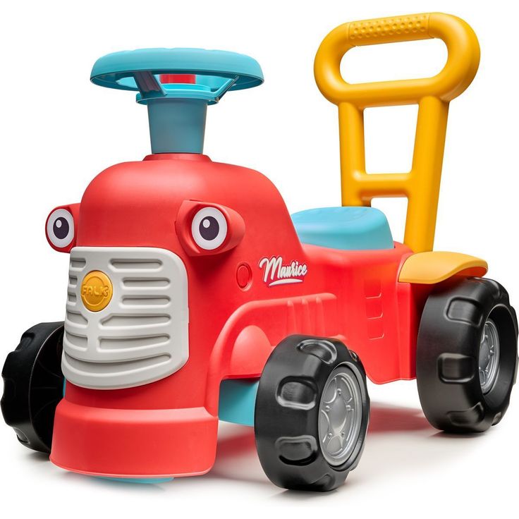 Potkuauto Falk Maurice, ohjauspyörä, äänimerkki ja ergonominen kävelytuki