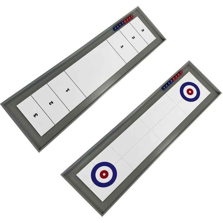 Shuffleboard/curling-peli 2-in-1 Nordic Games, 115x34cm