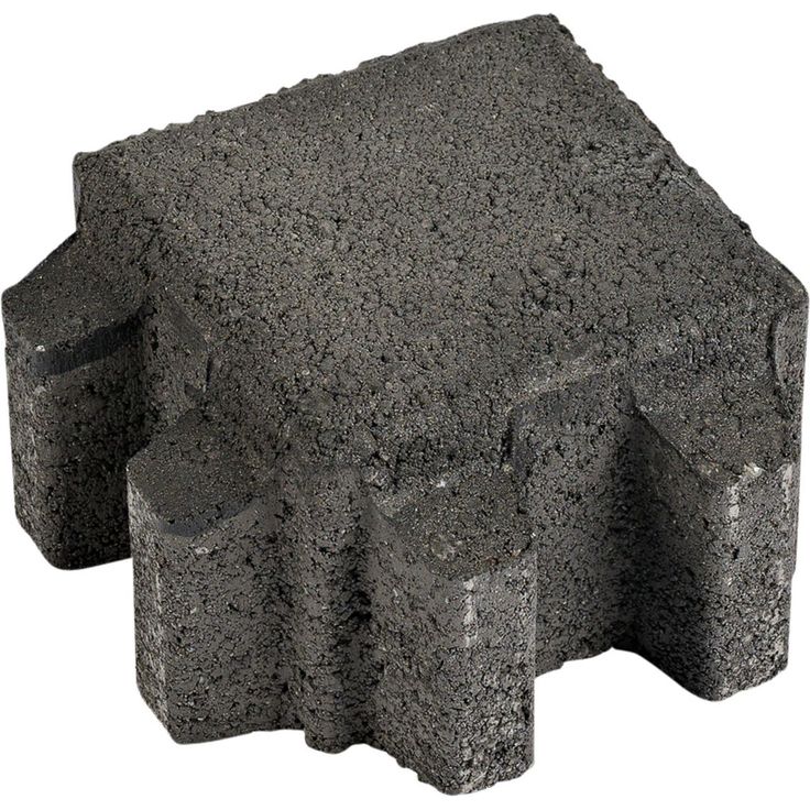 Hulevesikivi Grass, 115x115x80mm, musta