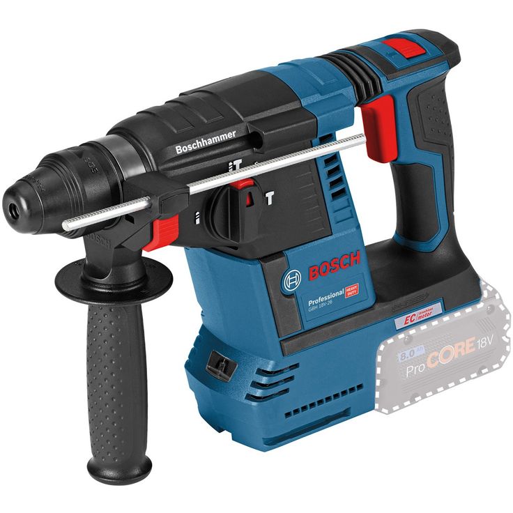 Akkuporavasara Bosch Professional GBH 18V-26 Solo, 18V, ilman akkua