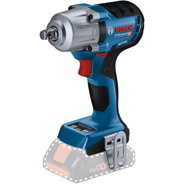 Akkuiskumutterinväännin Bosch Professional GDS 18V-450 HC Solo, 18V, ilman akkua