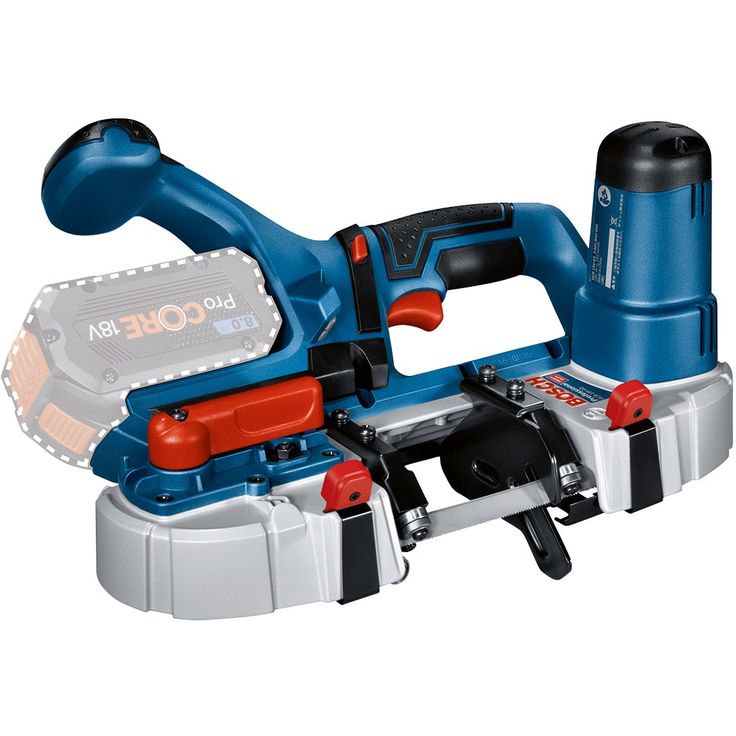 Akkuvannesaha Bosch Professional GCB 18V-63 Solo, 18V, ilman akkua